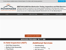 Tablet Screenshot of pathfinderinspections.com